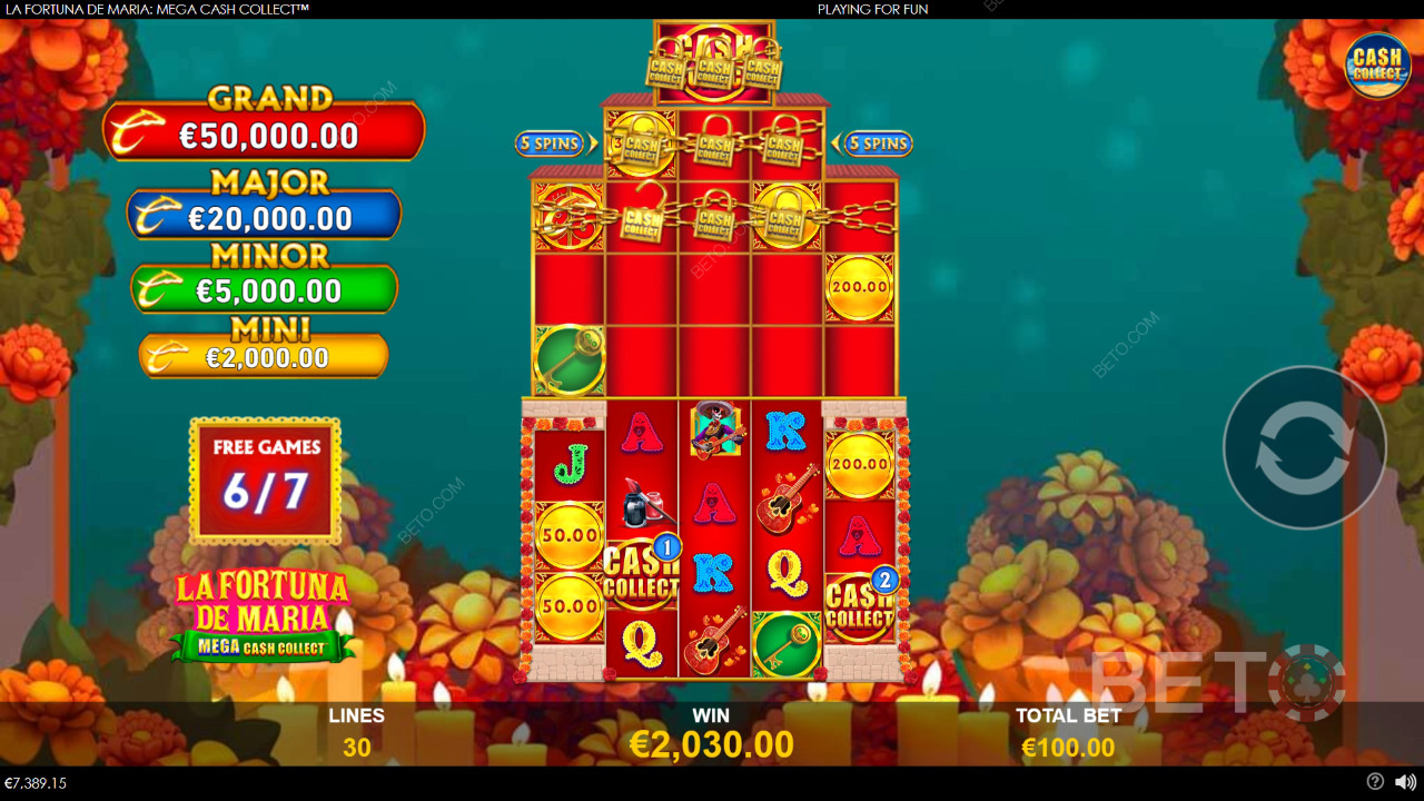 La Fortuna de Maria: Mega Cash Collect κριτική από BETO Slots
