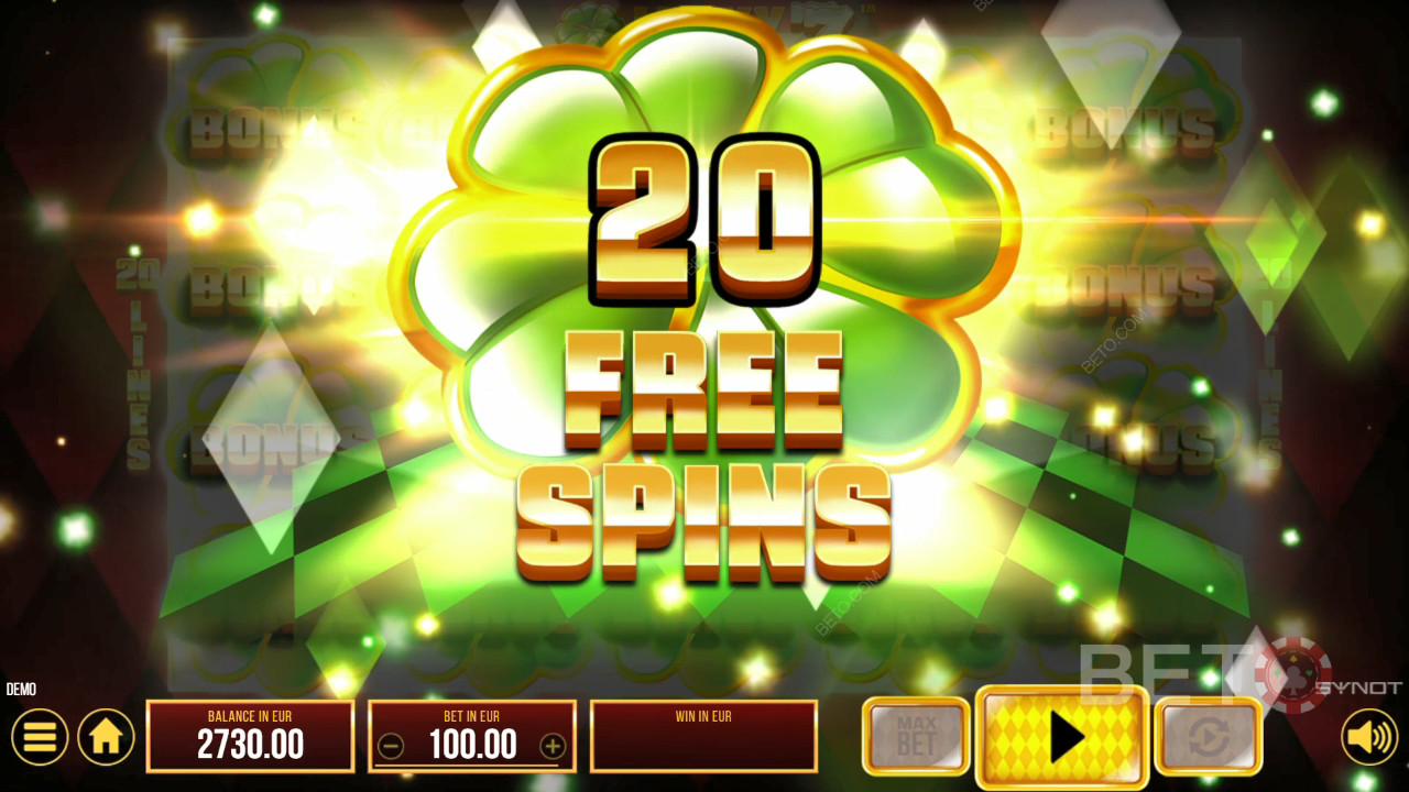 Κερδίστε 500x το στοίχημά σας στο Lucky 77 Video Slot!