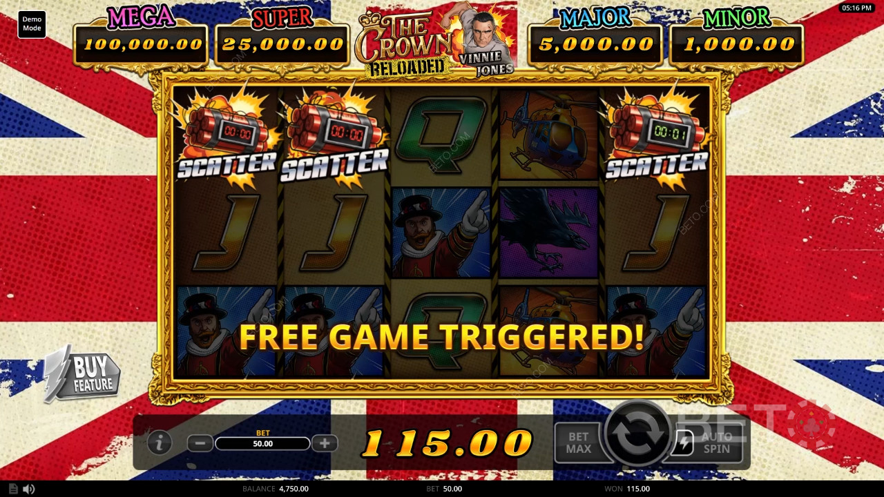 The Crown Reloaded Ανασκόπηση από BETO Slots