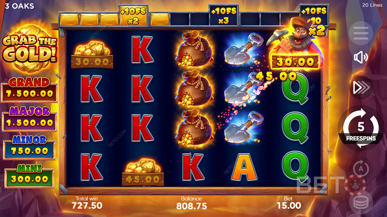 Αρπάξτε το χρυσό! Ανασκόπηση από BETO Slots
