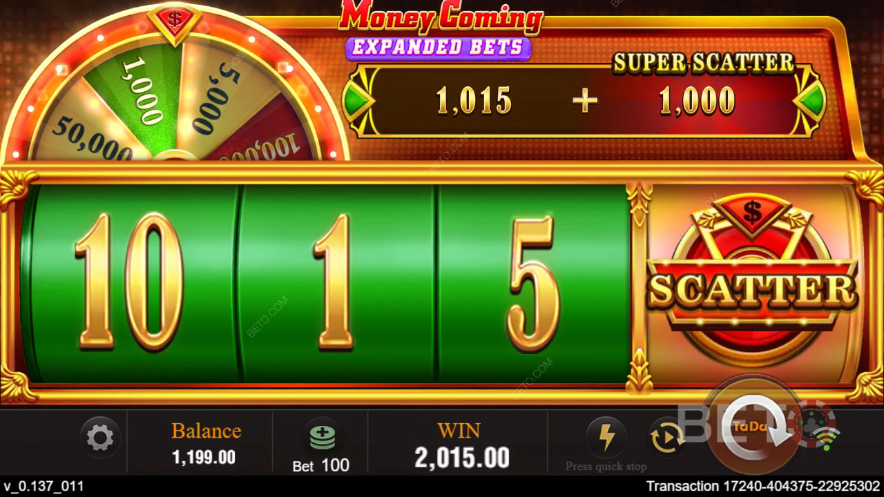 Money Coming Expanded Bets Δωρεάν Παιχνίδι