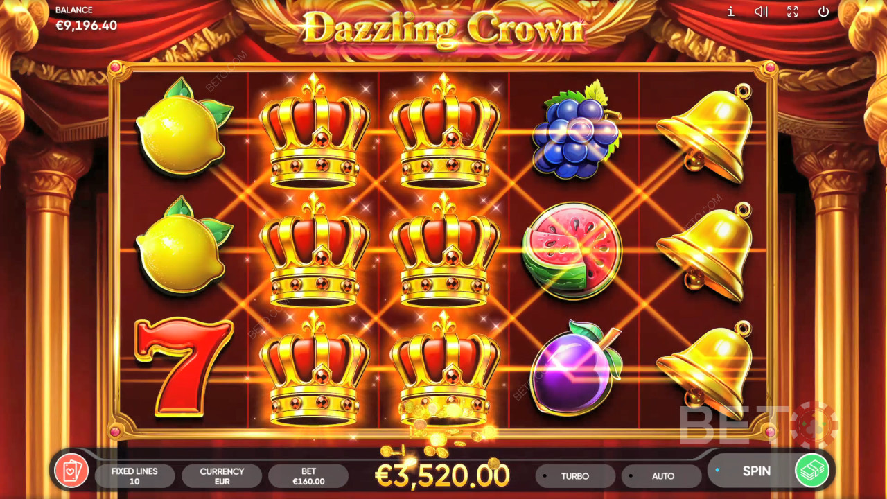 Dazzling Crown Ανασκόπηση από BETO Slots