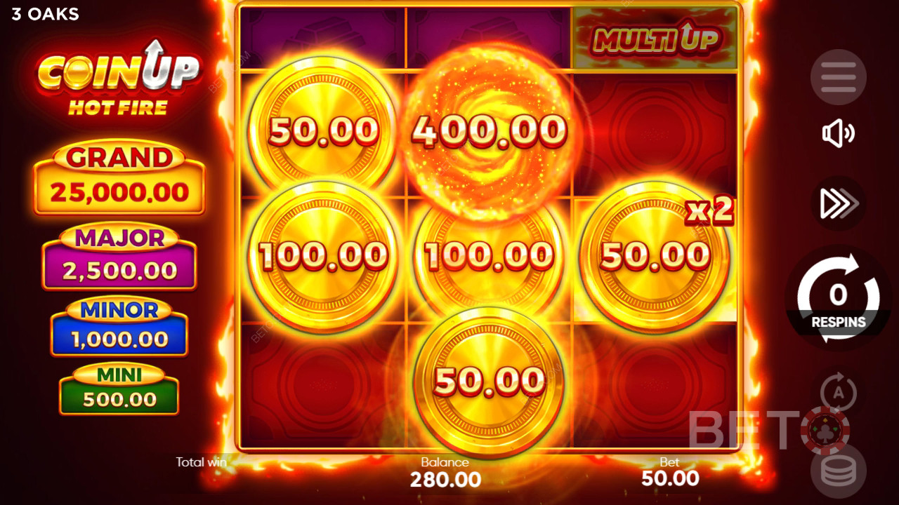 Πώς να παίξετε το Coin Up της 3 Oaks Gaming: Πυρκαγιά