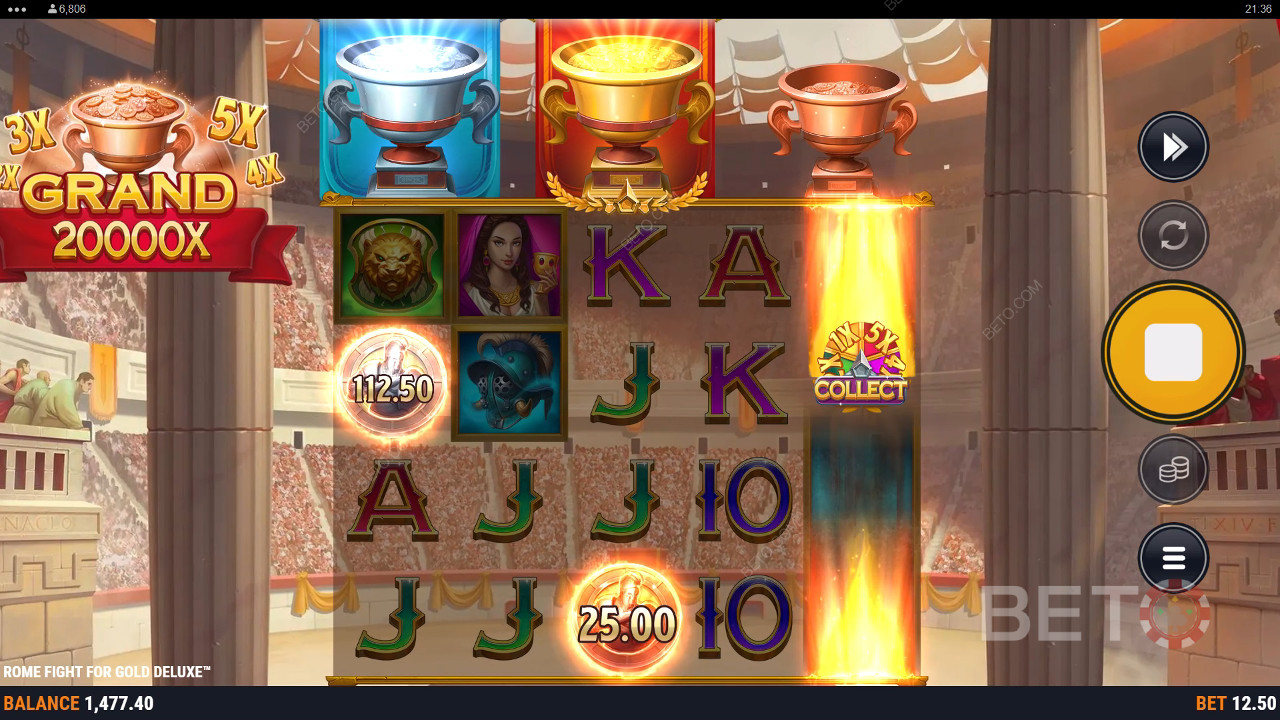 Rome Fight For Gold Deluxe Ανασκόπηση από BETO Slots