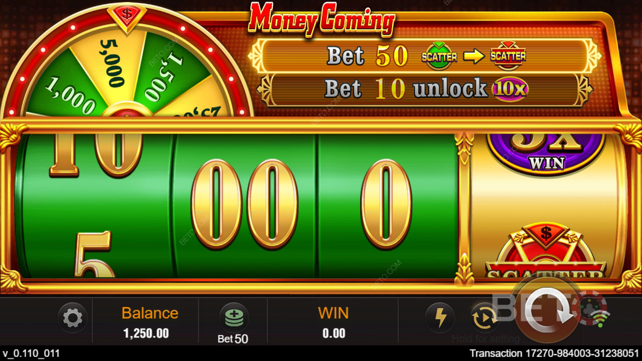 Ετυμηγορία για το Money Coming Video Slot