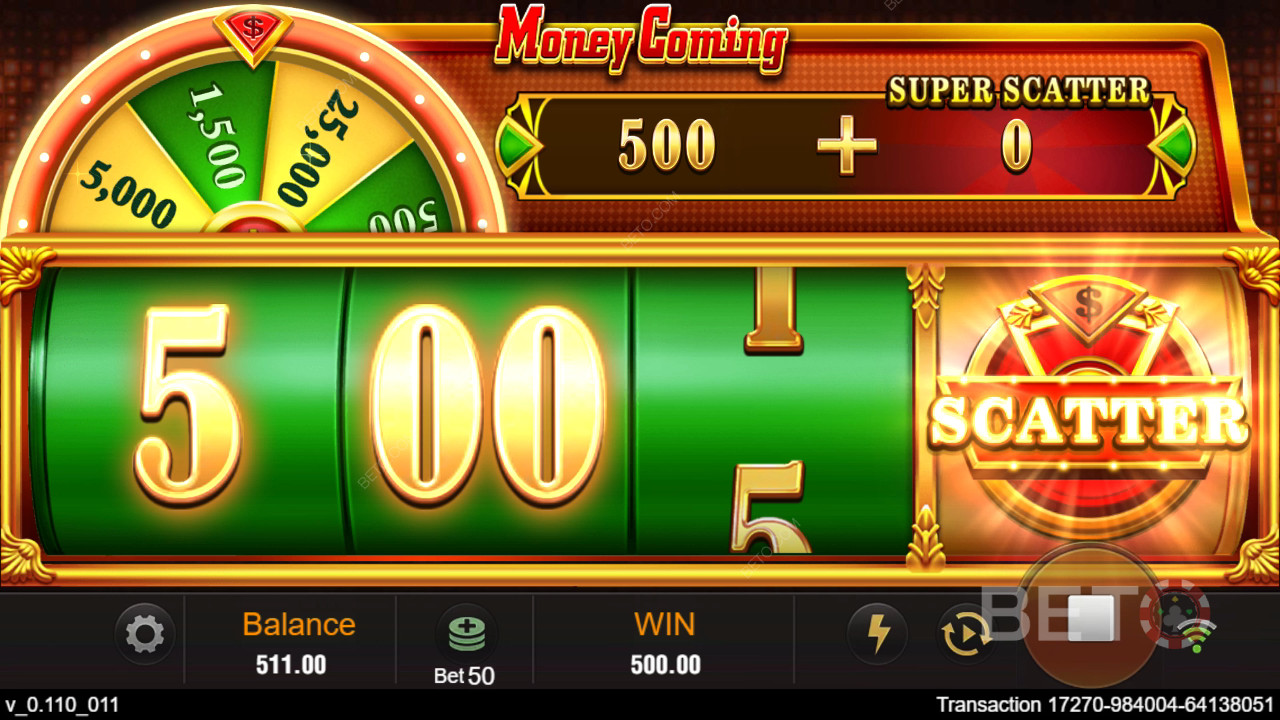 Money Coming Ανασκόπηση από BETO Slots