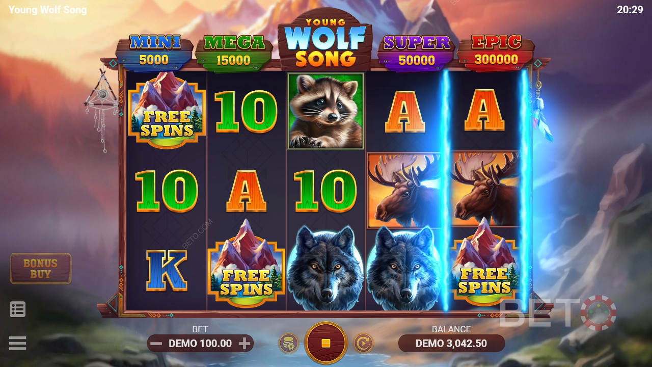 Ανασκόπηση τραγουδιού Young Wolf από τους κουλοχέρηδες BETO