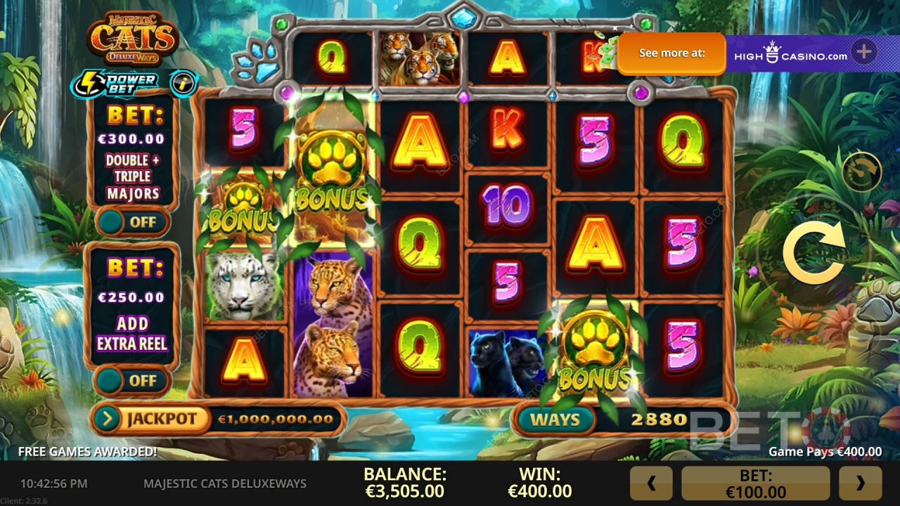 Majestic Cats DeluxeWays Ανασκόπηση από BETO Slots