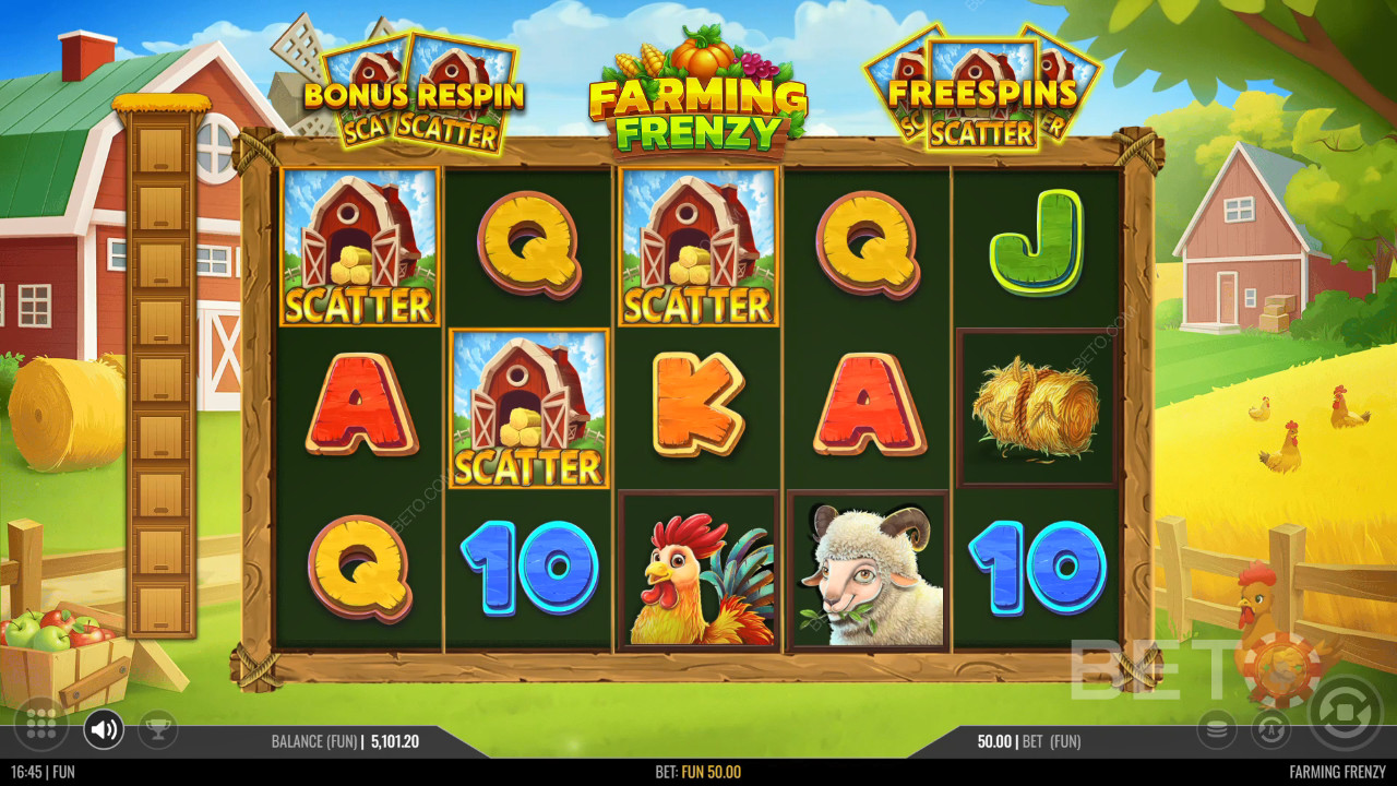 Ανασκόπηση του Farming Frenzy από την BETO Slots