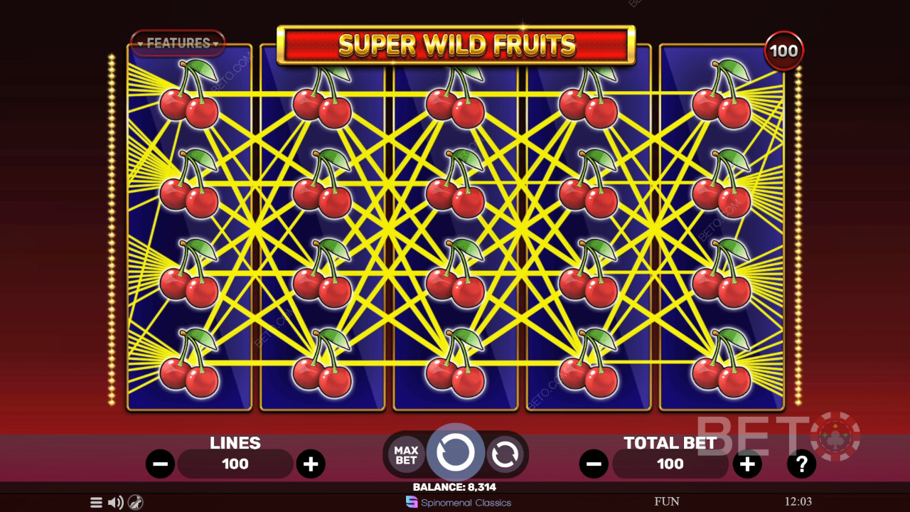 Super Wild Fruits Ανασκόπηση από BETO Slots