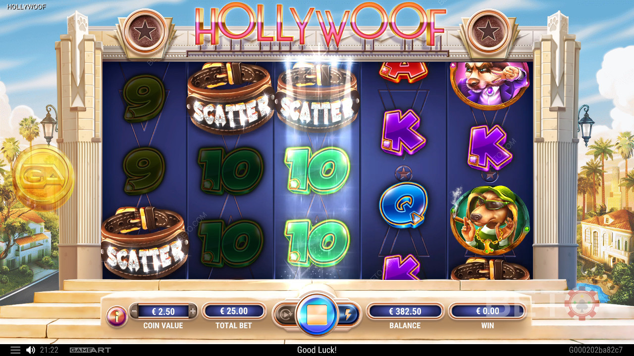 Hollywoof Ανασκόπηση από BETO Slots