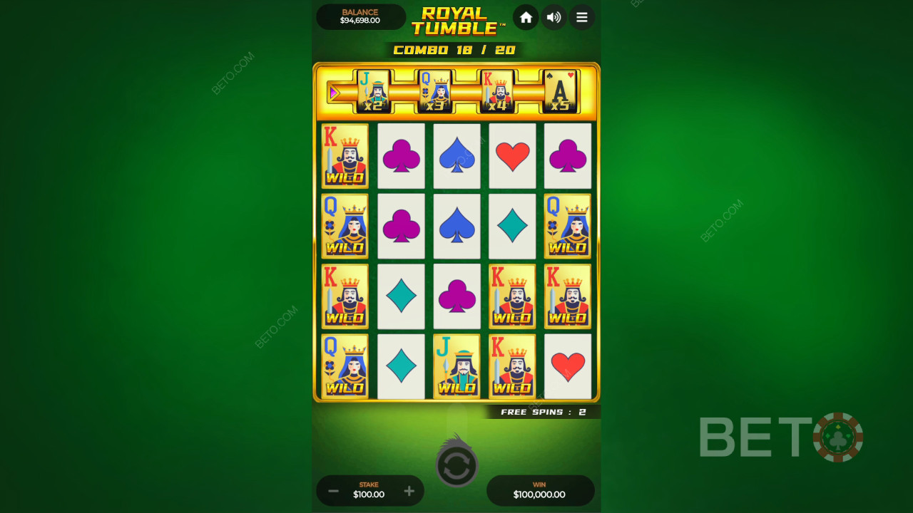 Royal Tumble Ανασκόπηση από BETO Slots
