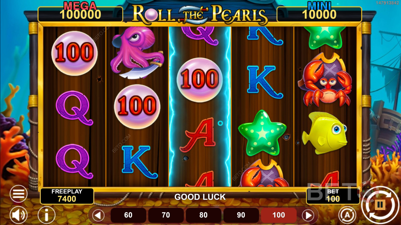 Roll The Pearls Hold & Win Ανασκόπηση από BETO Slots