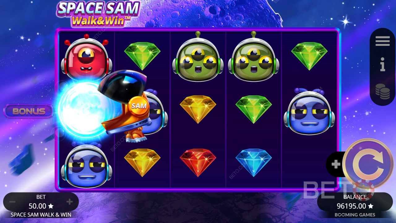 Space Sam Walk and Win Δωρεάν Παιχνίδι