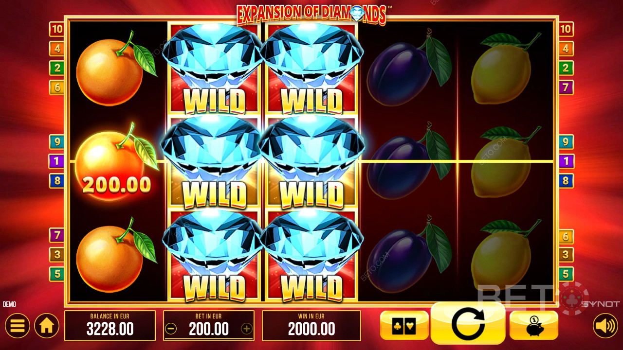 Expansion of Diamonds Ανασκόπηση από BETO Slots