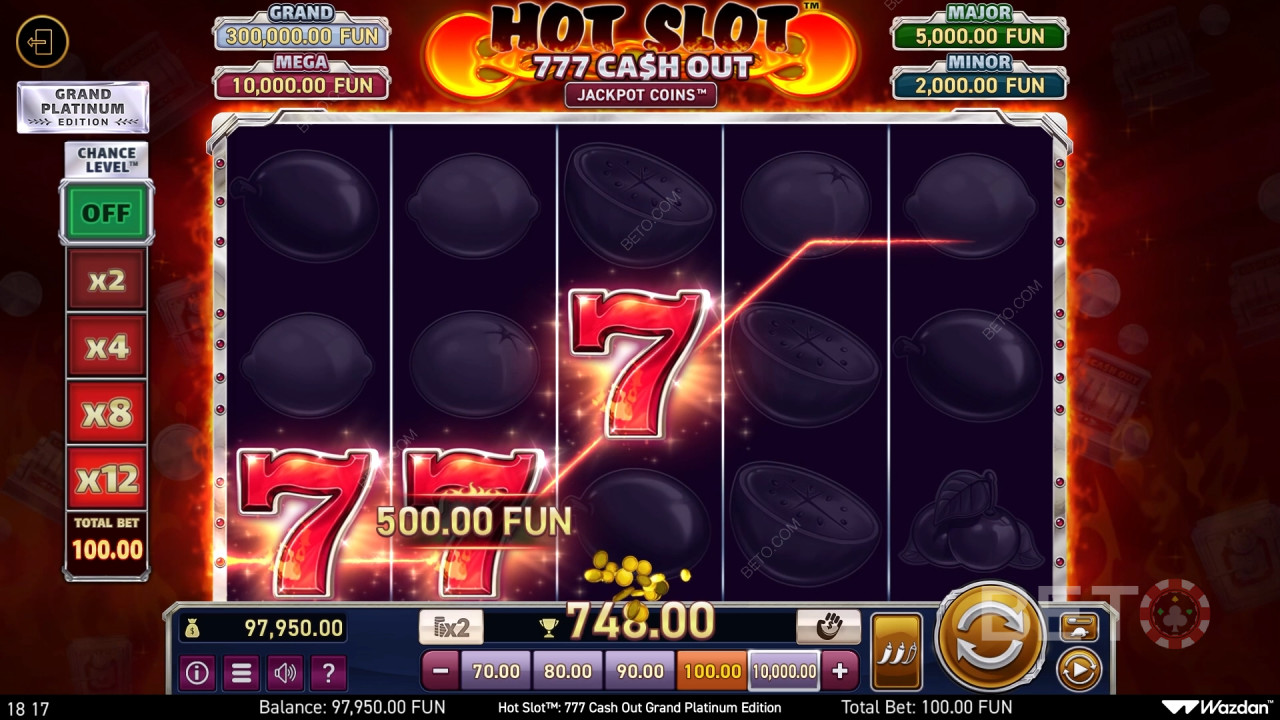 Hot Slot: 777 Cash Out Grand Platinum Edition Ανασκόπηση από την BETO Slots