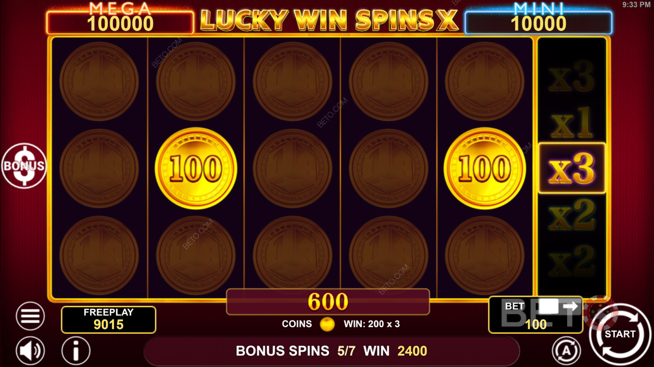 Πώς να παίξετε το Lucky Win Spins X της 1spin4win