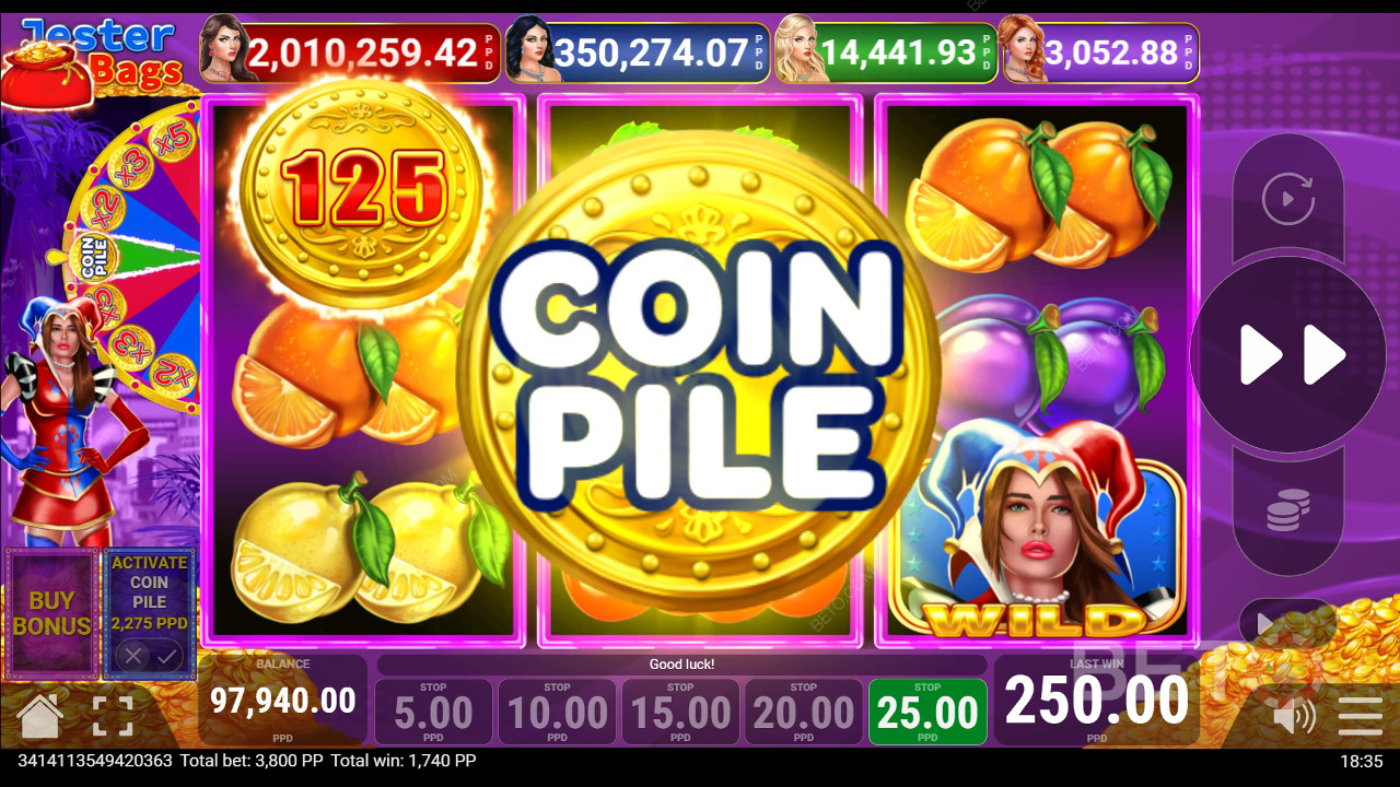 Jester Bags κριτική από BETO Slots