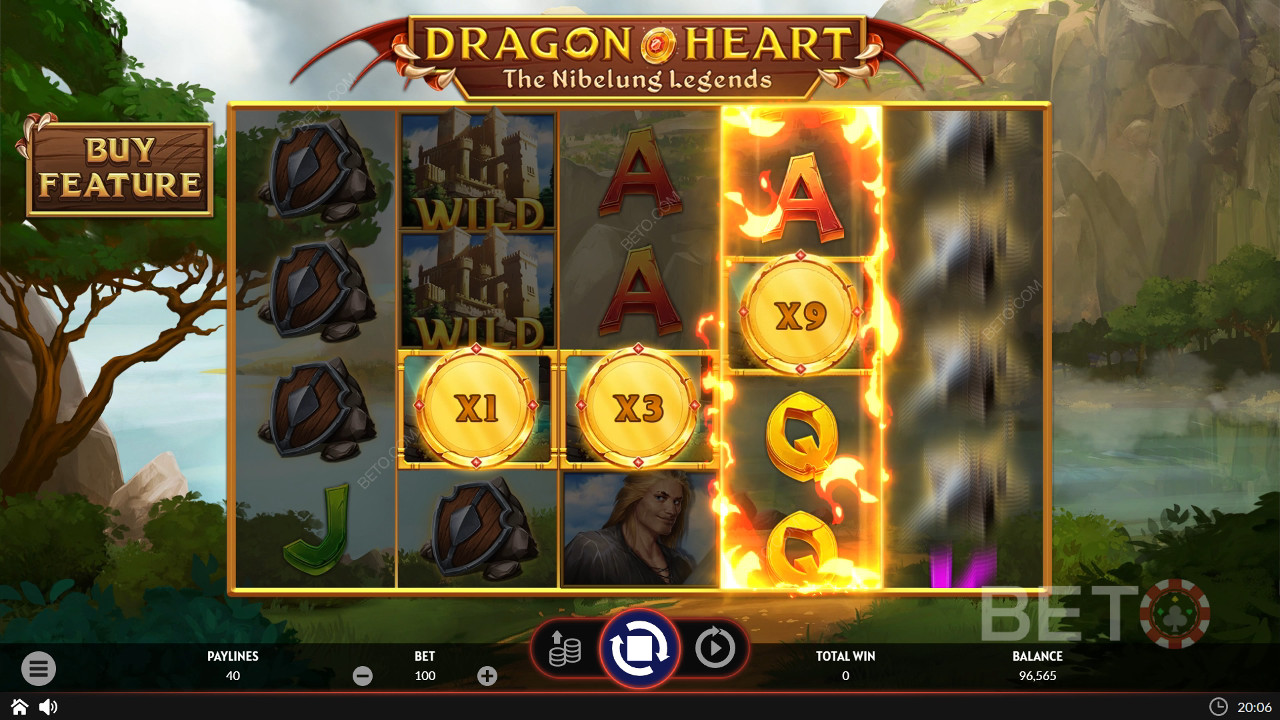 Dragonheart - The Nibelung Legends Ανασκόπηση από την BETO Slots