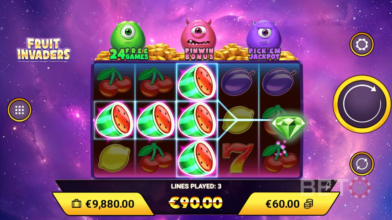 Fruit Invaders Δωρεάν Παιχνίδι