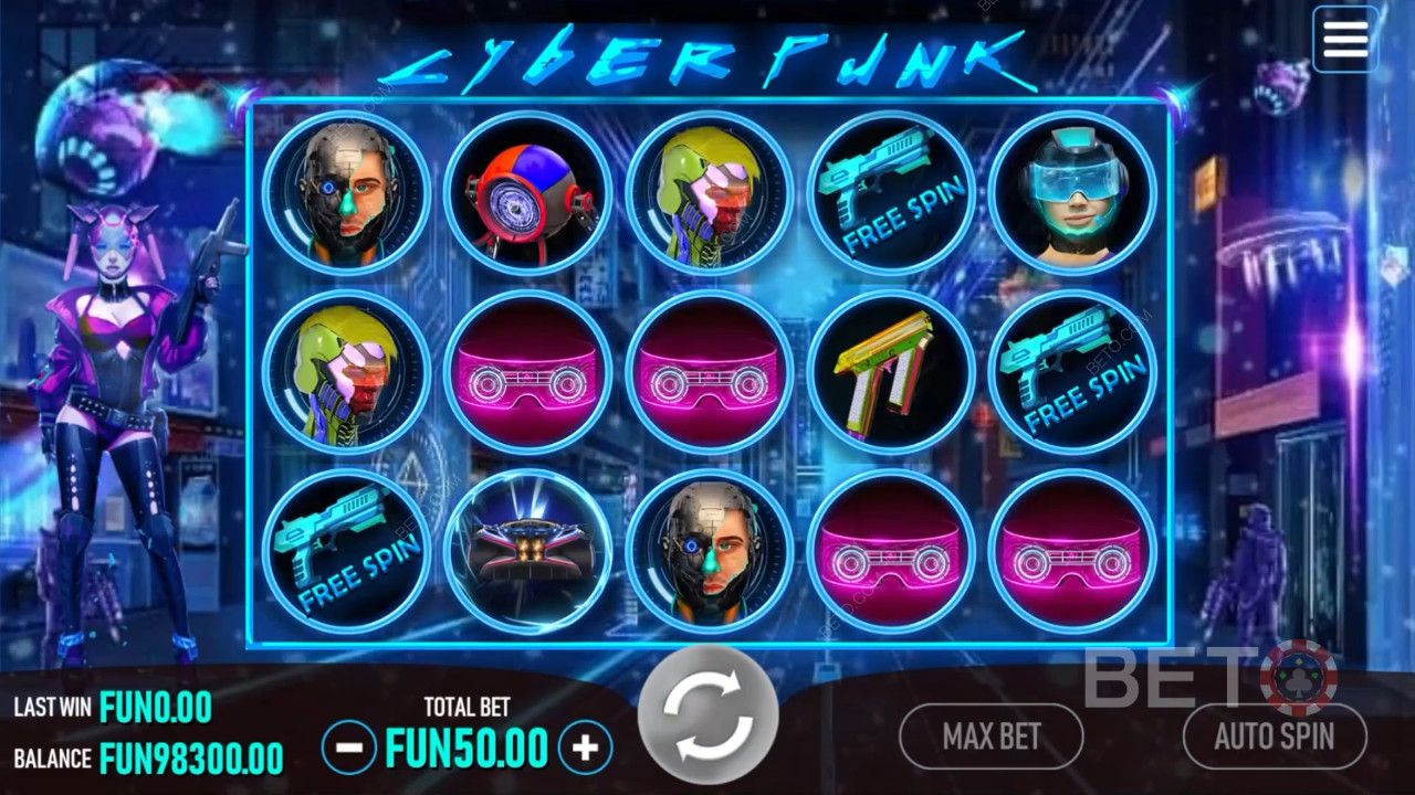 Cyberpunk κριτική από BETO Slots