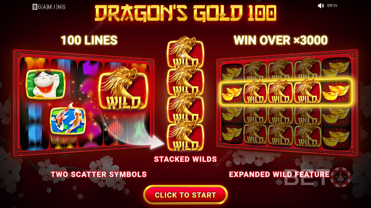 Μην χάσετε τα συναρπαστικά Scatter Symbols στο Dragons Gold