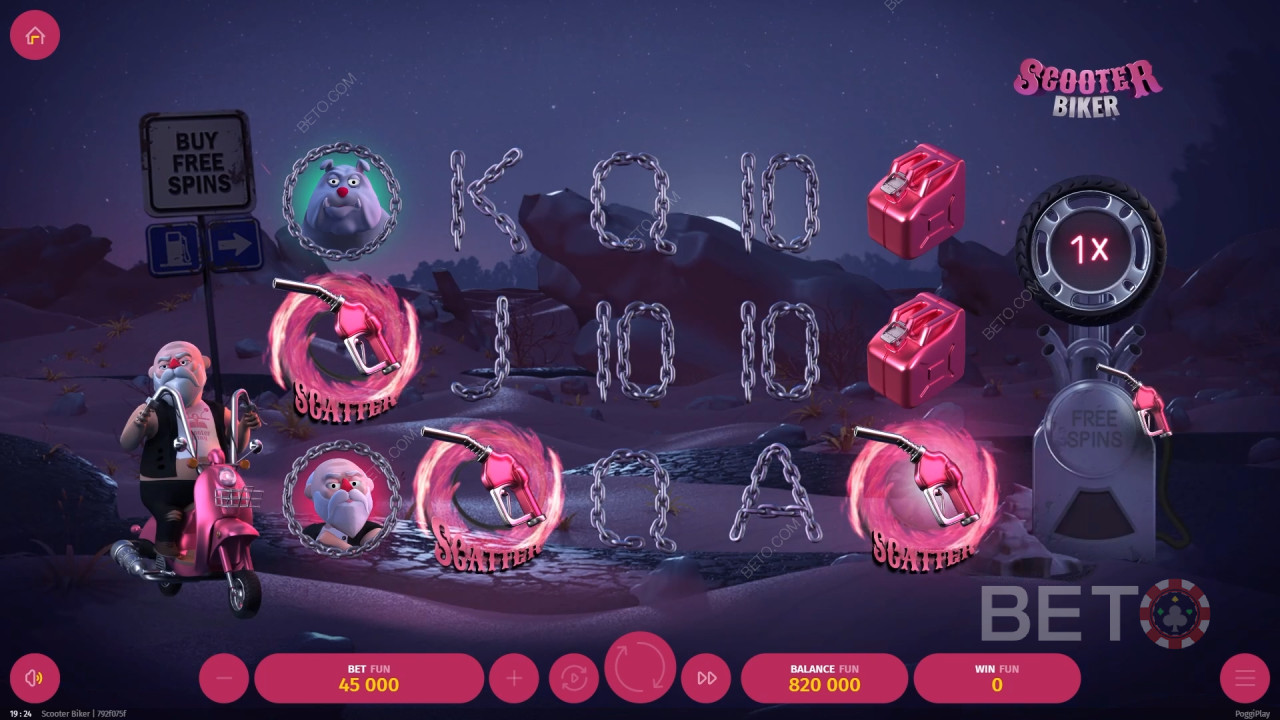 Scooter Biker Ανασκόπηση από BETO Slots