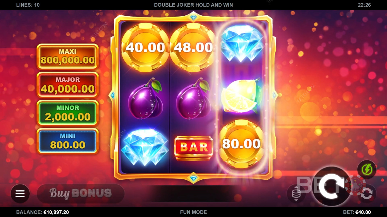 Double Joker Hold and Win Ανασκόπηση από BETO Slots
