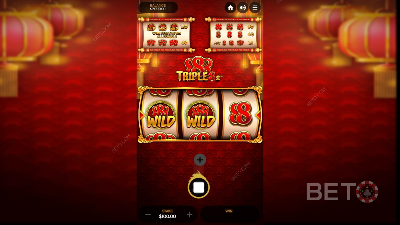 Triple 8s Δωρεάν Παιχνίδι