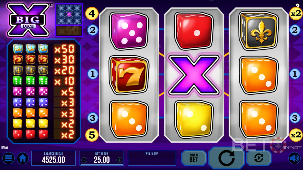 Big X Dice Δωρεάν Παιχνίδι
