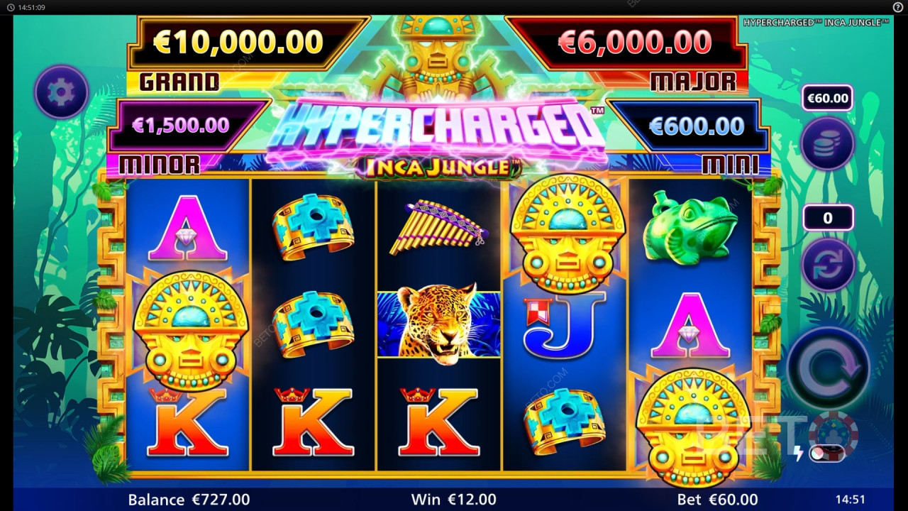 Hypercharged Inca Jungle κριτική από BETO Slots