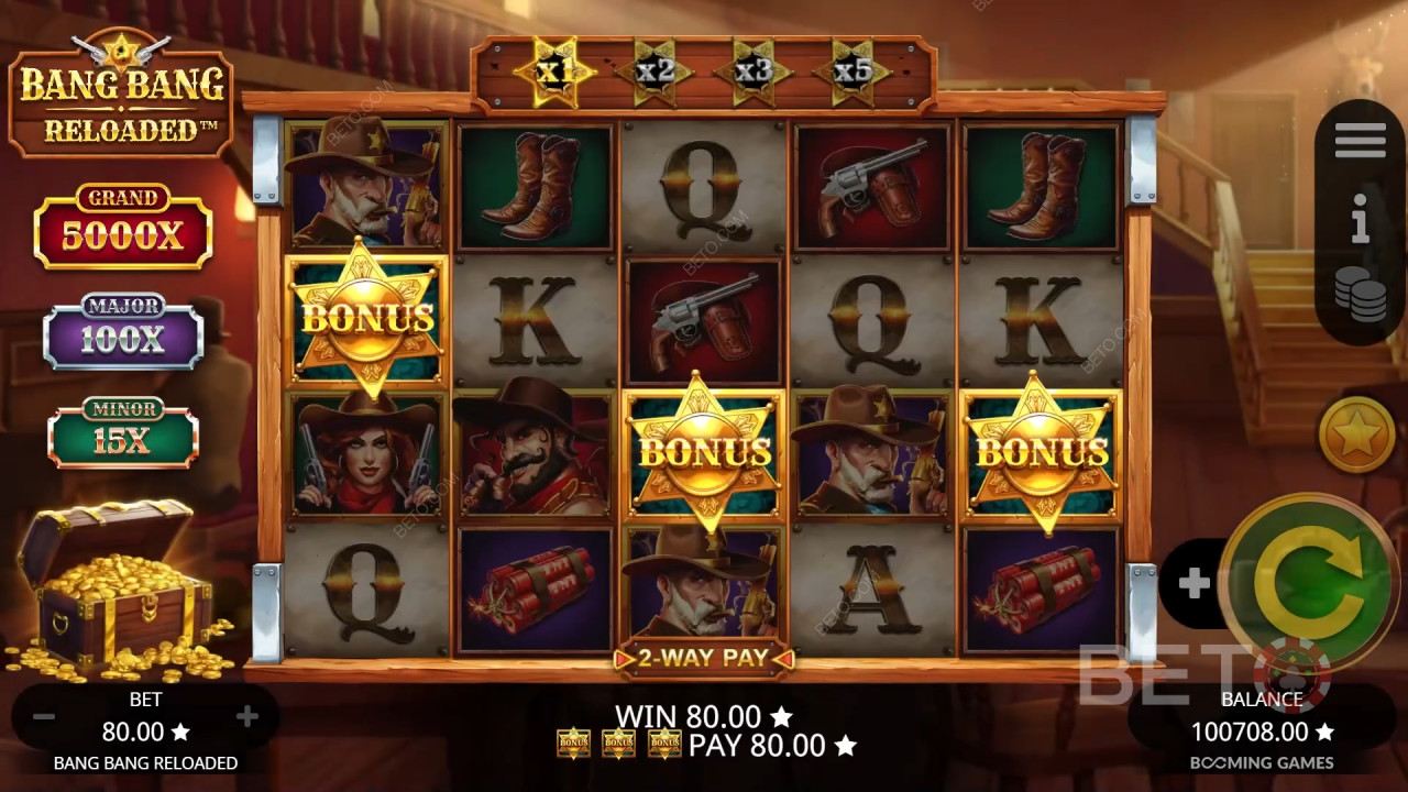 Bang Bang Reloaded κριτική από BETO Slots