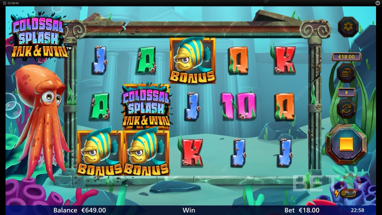 Colossal Splash Ink & Win Δωρεάν Παιχνίδι