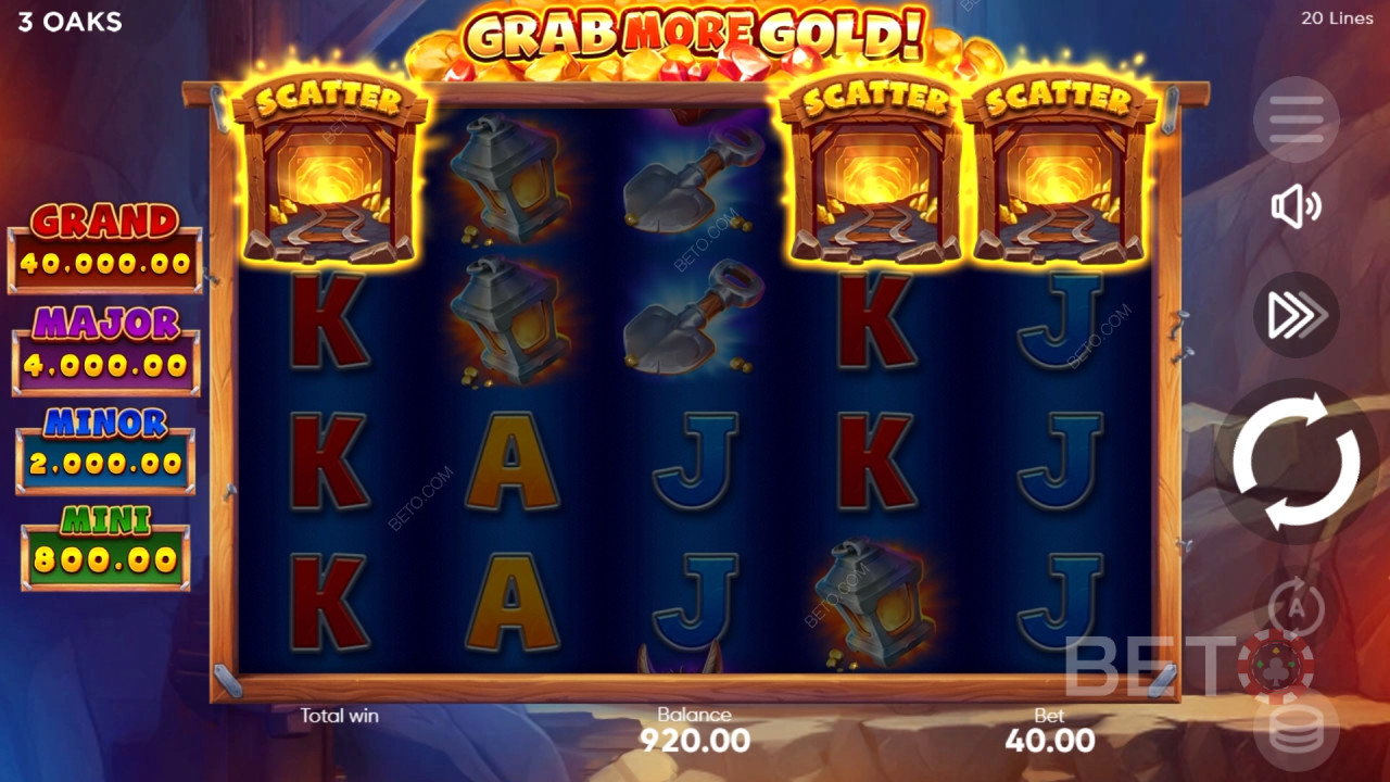 Πιάσε περισσότερο χρυσό! Ανασκόπηση από BETO Slots