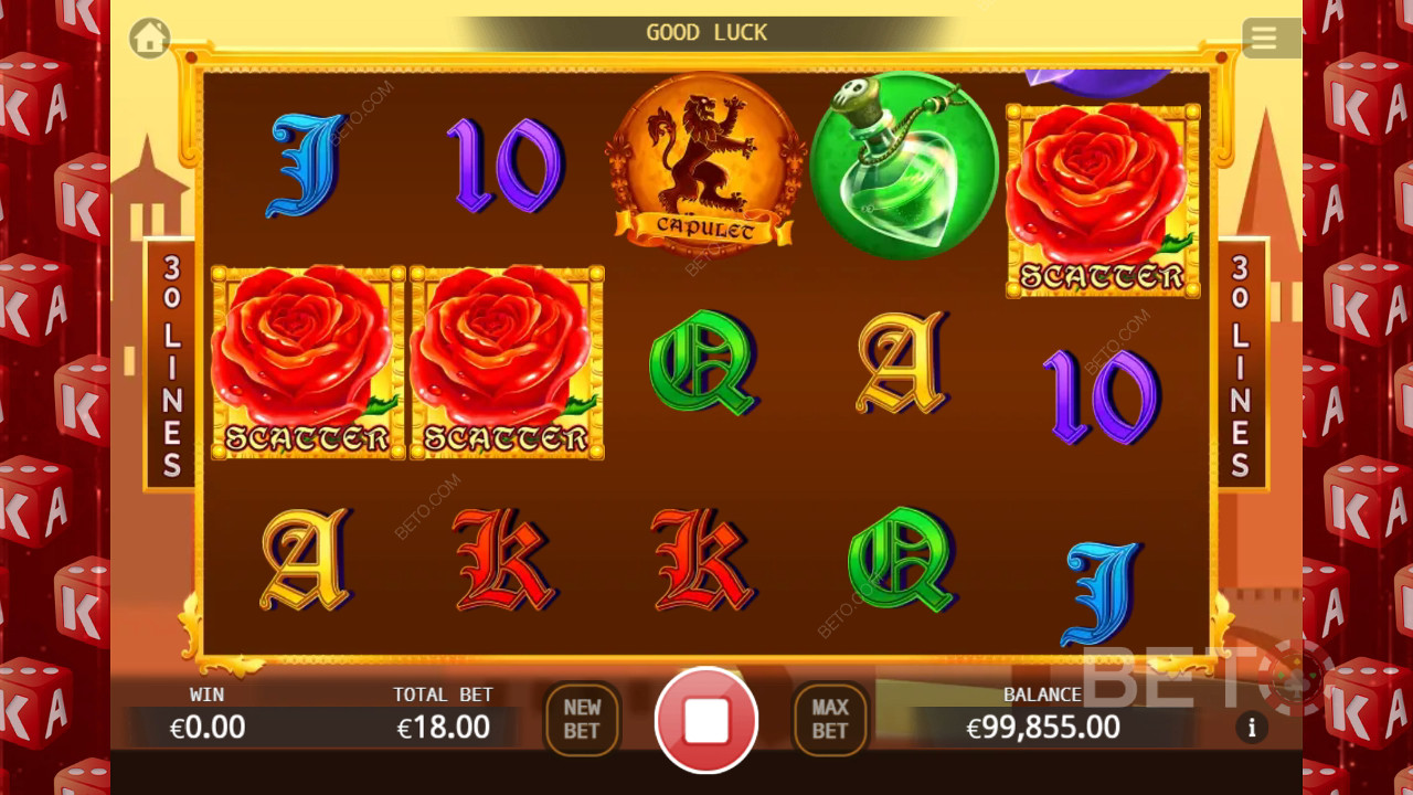 Romeo and Juliet Ανασκόπηση από BETO Slots