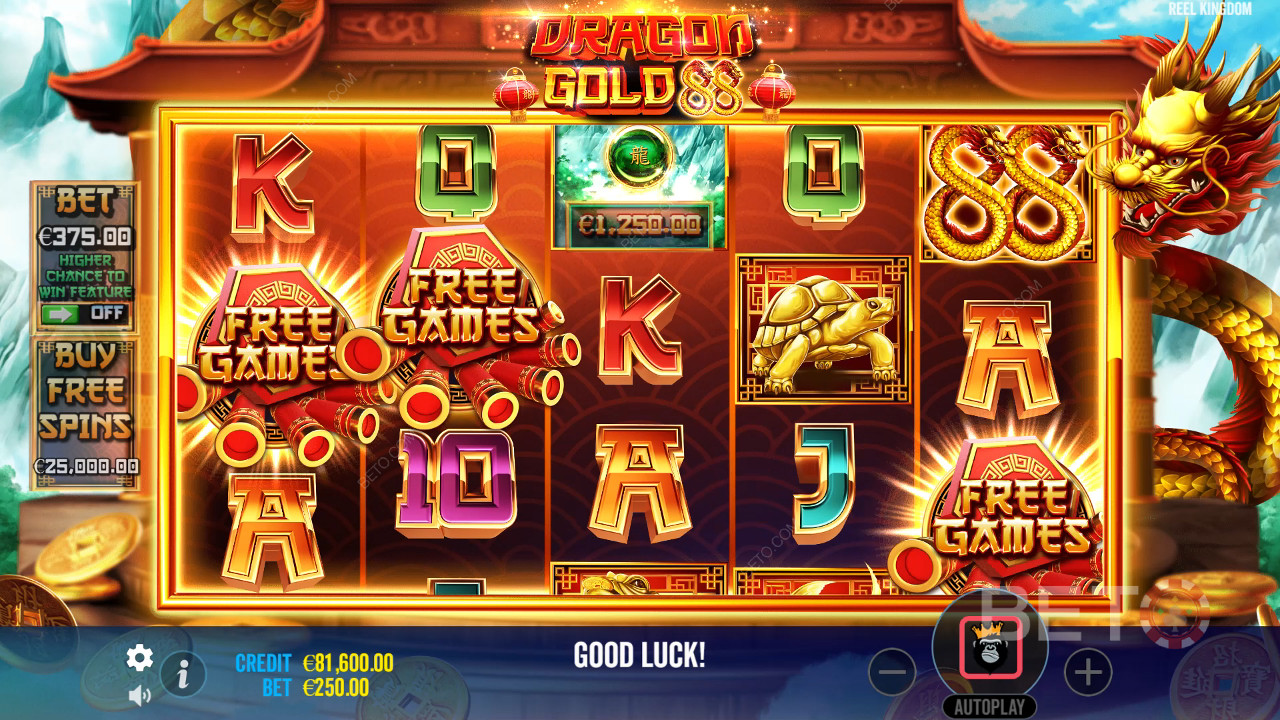 Dragon Gold 88 Ανασκόπηση από BETO Slots