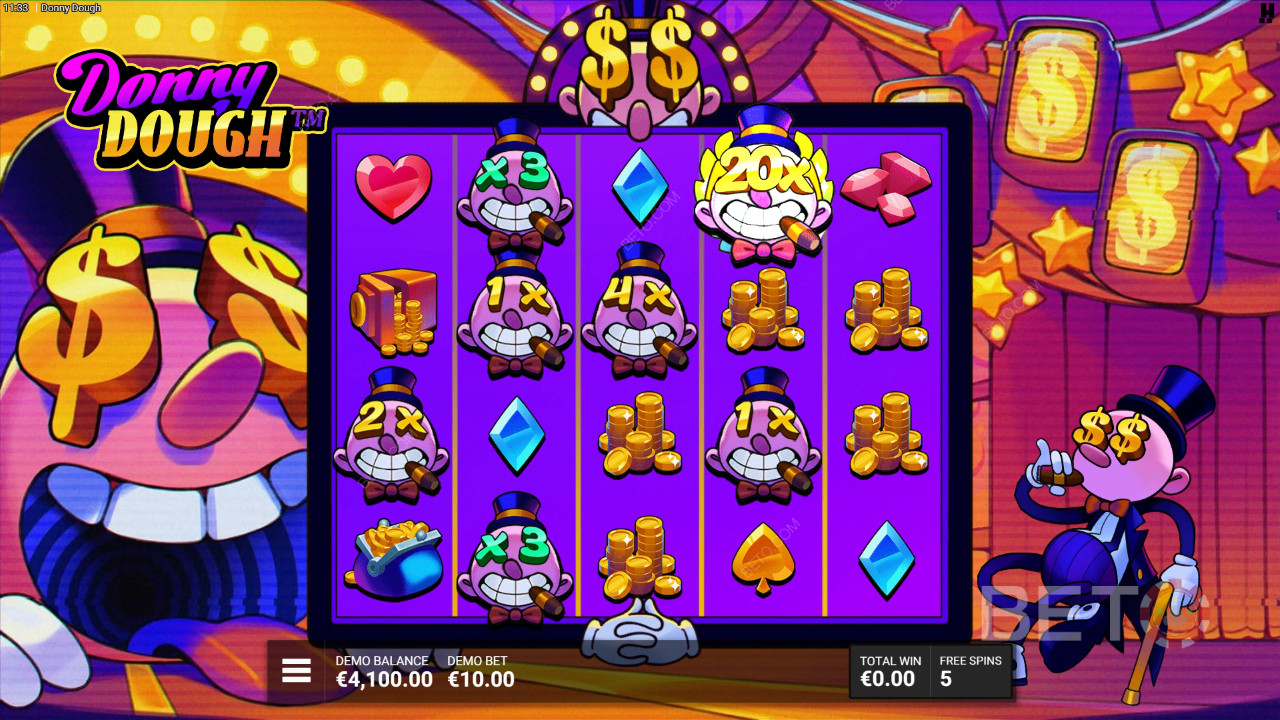 Donny Dough κριτική από BETO Slots