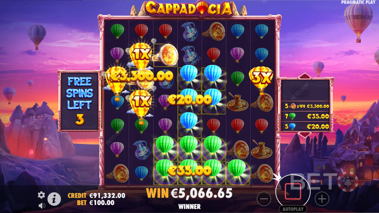 Cappadocia (Pragmatic Play) Δωρεάν Παιχνίδι