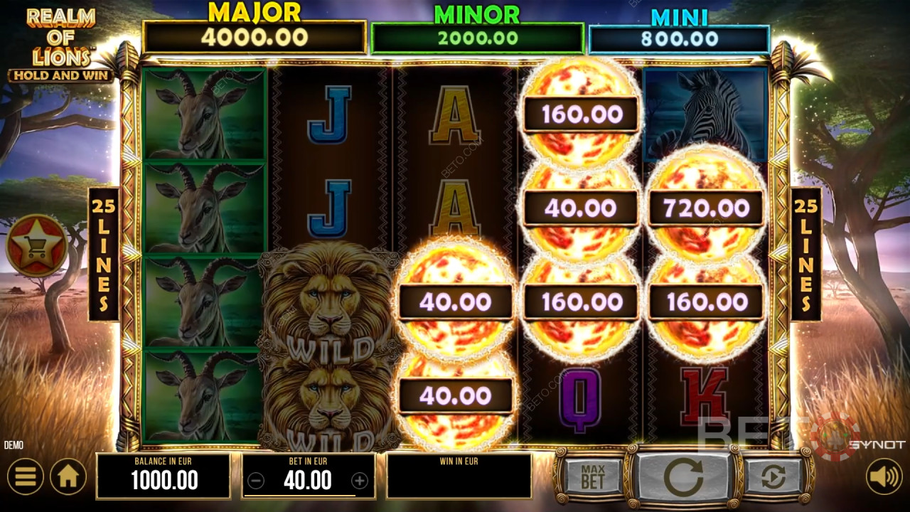 Realm of Lions Ανασκόπηση από BETO Slots