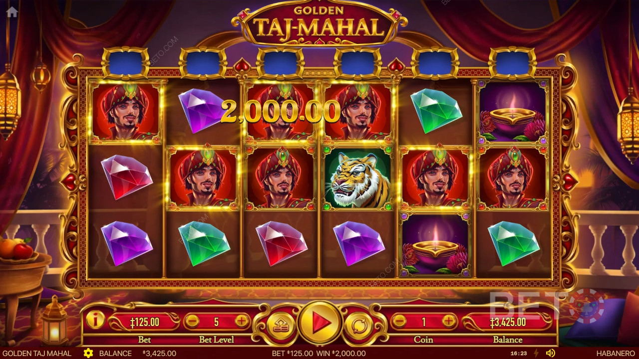Golden Taj Mahal Ανασκόπηση από BETO Slots
