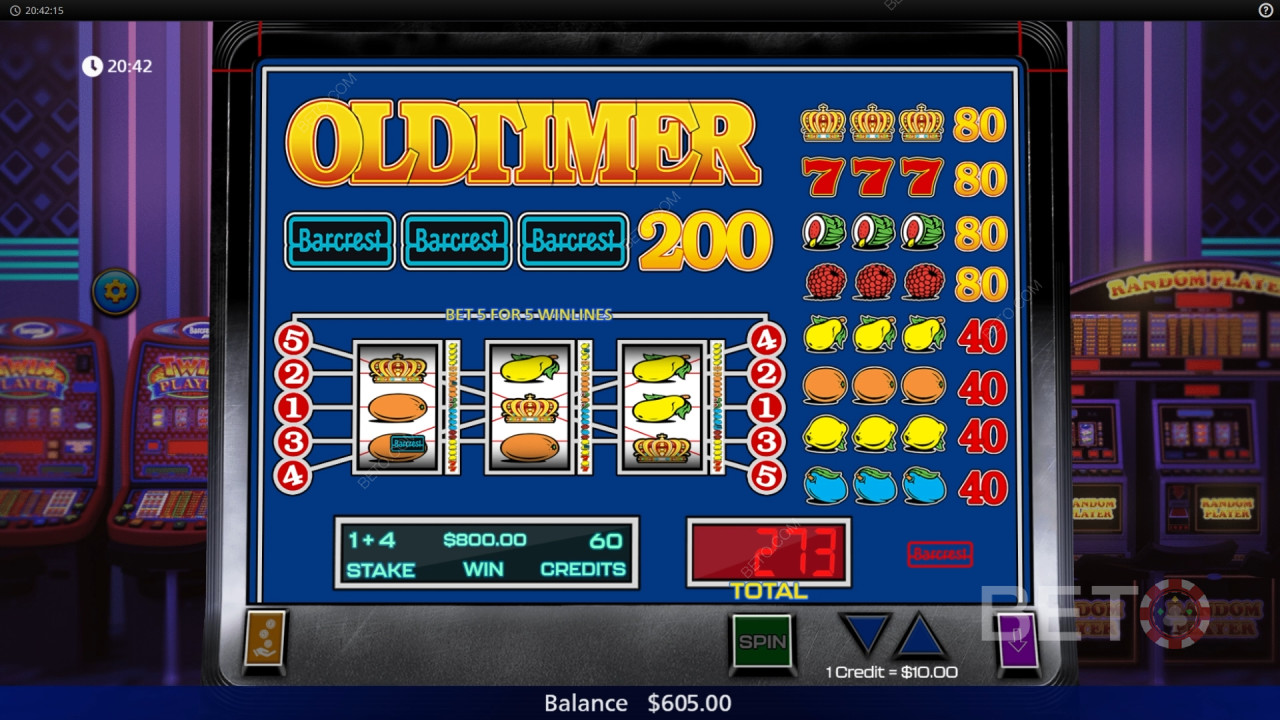 Ανασκόπηση Oldtimer από BETO Slots