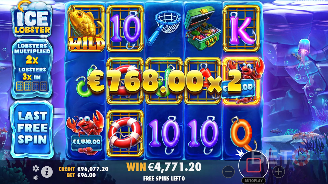 Ice Lobster Ανασκόπηση από BETO Slots