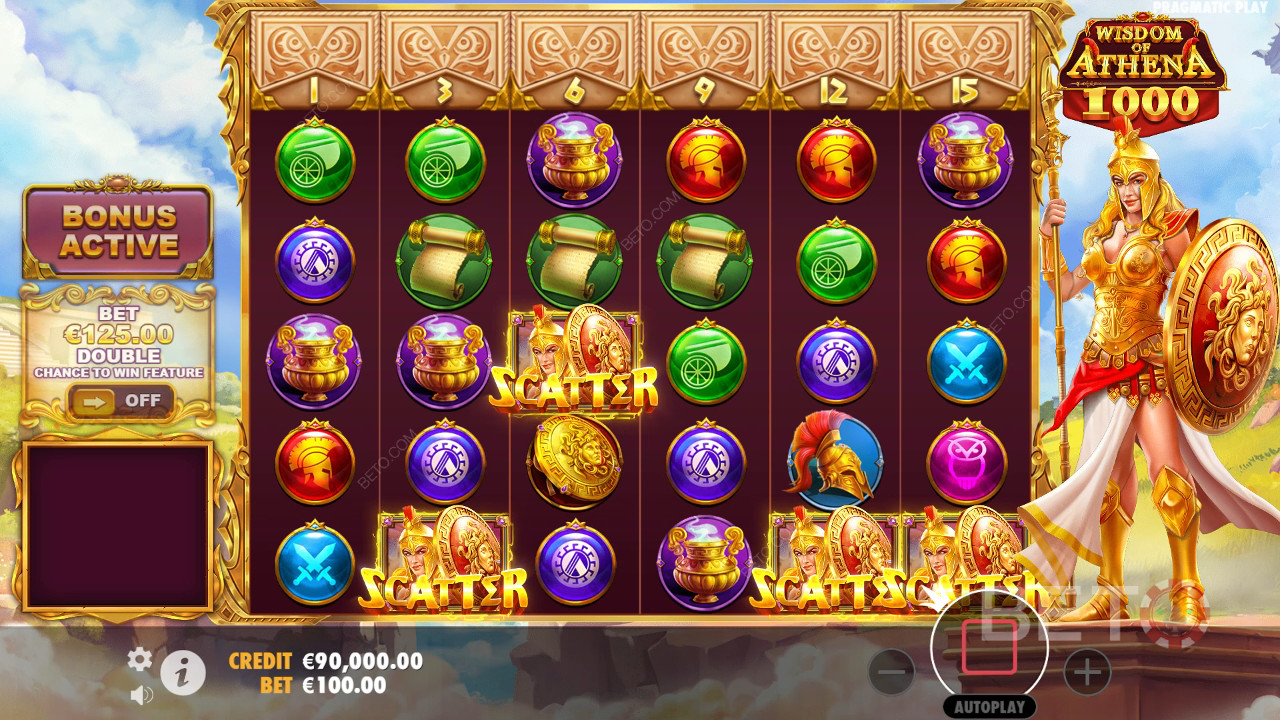 Wisdom of Athena 1000 Ανασκόπηση από BETO Slots
