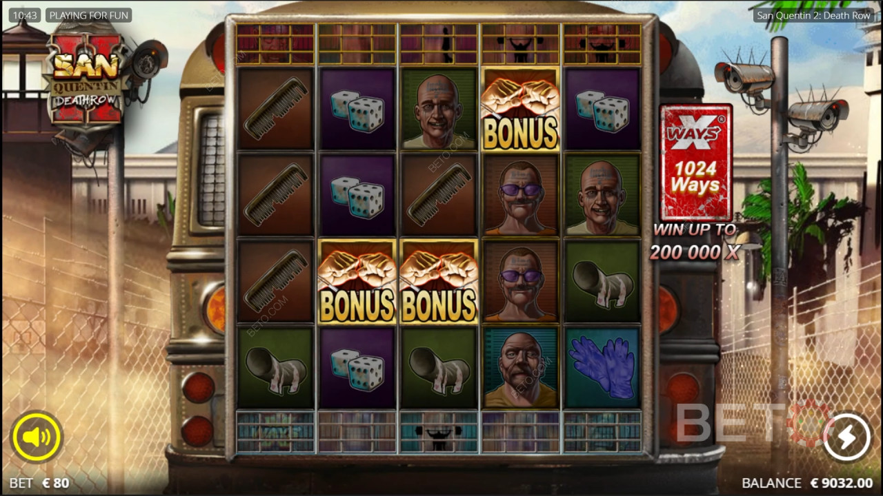 San Quentin 2 Ανασκόπηση από BETO Slots