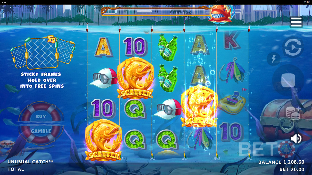 Unusual Catch Ανασκόπηση από BETO Slots