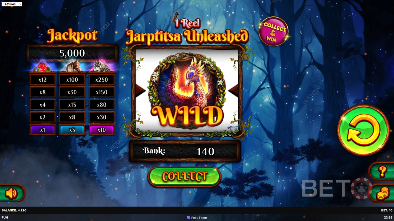 1 Reel Jarptitsa Unleashed Δωρεάν Παιχνίδι