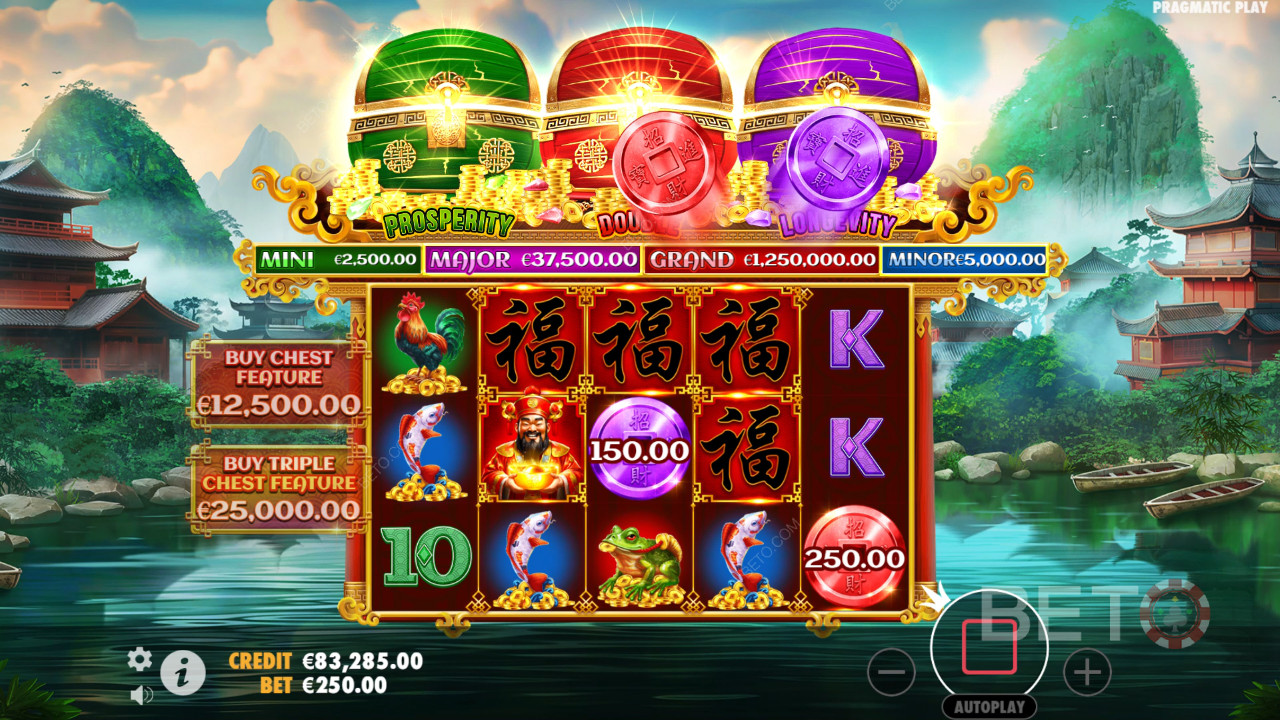 Chests of Cai Shen Ανασκόπηση από BETO Slots