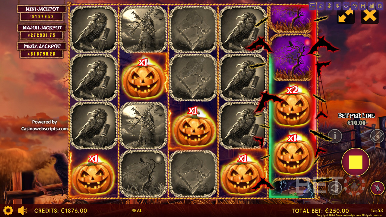 Haunted Haystacks - Spooky Hold and Win Δωρεάν Παιχνίδι