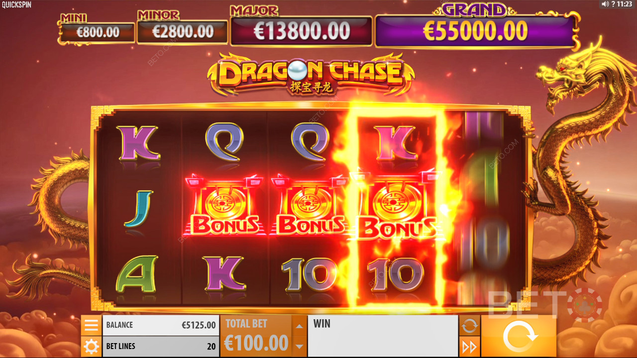 Dragon Chase Ανασκόπηση από BETO Slots