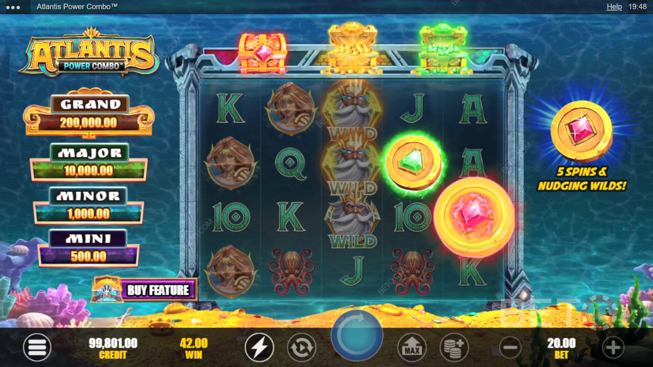 Atlantis Power Combo Δωρεάν Παιχνίδι